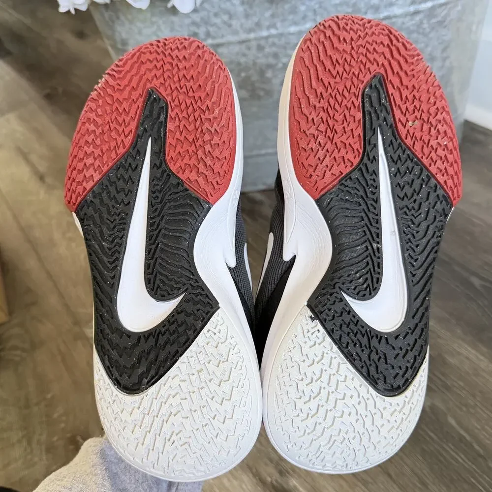 Nike Precision VII Black/White/Red Size 9.5 Men New w/o Box